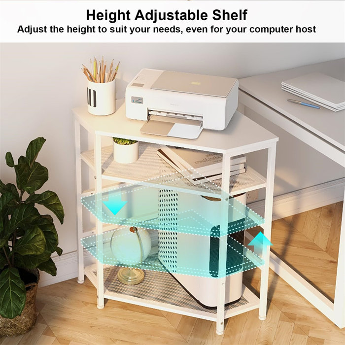 YNV 30.7'' H x 20.04'' W Printer Stand Wayfair